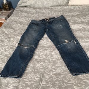 Banana Republic ripped jeans